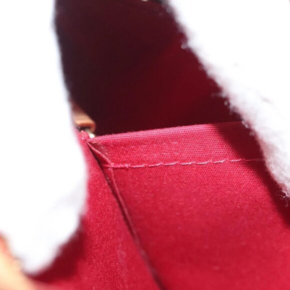 LOUIS VUITTON Monogram Vernis Brea PM Hand Bag Red M91623 LV Auth ep10407 - Picture 11 of 16